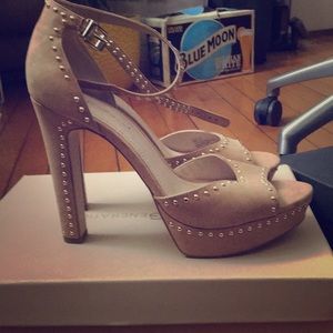 BCBG generation platform heels in Mojave